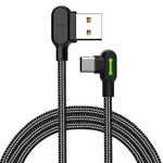 Kép 1/4 - USB to USB-C cable Mcdodo CA-5280 LED, 1.8m (black)