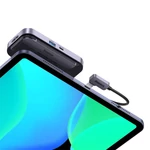 Kép 7/10 - Baseus PadJoy 4 az 1-ben hub, USB-C - USB 3.0 + HDMI + USB-C PD + mini jack 3,5 mm (szürke)