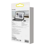 Kép 9/10 - Baseus PadJoy 4 az 1-ben hub, USB-C - USB 3.0 + HDMI + USB-C PD + mini jack 3,5 mm (szürke)