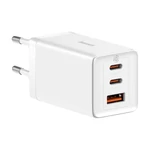 Kép 2/8 - Baseus GaN5 Pro hálozati töltő, 2xUSB-C + USB, 65W (fehér)