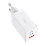Kép 5/8 - Baseus GaN5 Pro hálozati töltő, 2xUSB-C + USB, 65W (fehér)