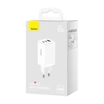 Kép 7/8 - Baseus GaN5 Pro hálozati töltő, 2xUSB-C + USB, 65W (fehér)
