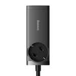 Kép 2/10 - Baseus GaN3 Pro Töltő / elosztó, 2xUSB + 2xUSB-C + AC, 100W (fekete)