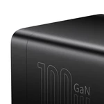 Kép 7/10 - Baseus GaN3 Pro Töltő / elosztó, 2xUSB + 2xUSB-C + AC, 100W (fekete)