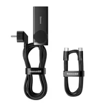 Kép 8/10 - Baseus GaN3 Pro Töltő / elosztó, 2xUSB + 2xUSB-C + AC, 100W (fekete)