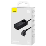 Kép 9/10 - Baseus GaN3 Pro Töltő / elosztó, 2xUSB + 2xUSB-C + AC, 100W (fekete)
