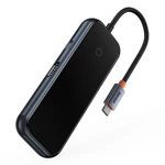 Kép 7/11 - Baseus AcmeJoy 5 az 1-ben hub, USB-C - 2xUSB 3.0, USB 2.0, USB-C PD, HDMI (sötétszürke)