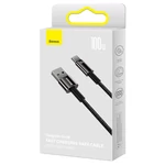 Kép 9/9 - Baseus Tungsten Gold USB - USB-C kábel, 100W, 1m (fekete)