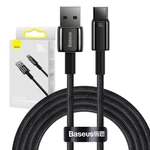 Kép 1/9 - Baseus Tungsten Gold USB - USB-C Kábel, 100W, 2m (fekete)