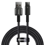 Kép 2/9 - Baseus Tungsten Gold USB - USB-C Kábel, 100W, 2m (fekete)
