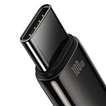 Kép 4/9 - Baseus Tungsten Gold USB - USB-C Kábel, 100W, 2m (fekete)