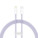 Kép 2/6 - Baseus Dynamic 2 series USB-C - Lightning töltőkábel, adatkábel, 20W, 1m (lila)