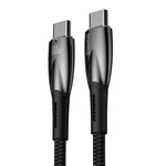Kép 3/6 - Baseus Glimmer USB-C - USB-C kábel, 100W, 1m (fekete)