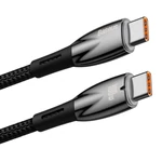 Kép 4/6 - Baseus Glimmer USB-C - USB-C kábel, 100W, 1m (fekete)
