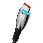Kép 3/6 - Baseus Glimmer USB-A - USB-C töltőkábel, 100W, 2m (fekete)