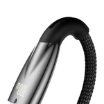 Kép 5/6 - Baseus Glimmer USB-A - USB-C töltőkábel, 100W, 2m (fekete)