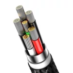 Kép 6/6 - Baseus Glimmer USB-A - USB-C töltőkábel, 100W, 2m (fekete)
