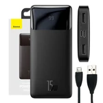 Kép 1/8 - Baseus Bipow Powerbank 10000mAh, 15W (fekete)