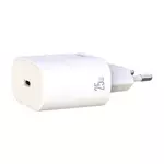 Kép 2/3 - XO L91 Wall Charger, USB-C, 25W + USB-C to Lightning Cable (White)