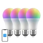 Kép 1/2 - BroadLink LB4E27 intelligens WiFi LED RGB izzó (4 db)