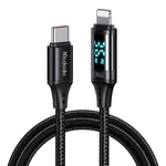Kép 1/3 - USB-C Lightning Mcdodo kábel CA-1030, 36W, 1.2m (fekete)