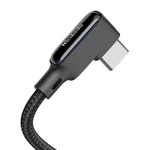 Kép 3/5 - USB-USB-C kábel, Mcdodo CA-7310, szögletes, 1,8 m (fekete)