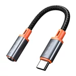 Kép 2/4 - USB-C to AUX mini jack 3.5mm audio adapter Mcdodo CA-7561, DAC, 0.11m (black)