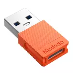 Kép 1/3 - USB-C to USB 3.0 adapter, Mcdodo OT-6550 (orange)