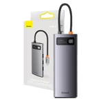 Kép 1/10 - Baseus StarJoy 6 az 1-ben hub, USB-C - 3x USB 3.0 + HDMI + USB-C PD + RJ45
