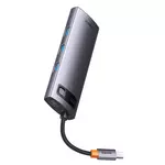 Kép 4/10 - Baseus StarJoy 6 az 1-ben Hub, USB-C - 3x USB 3.0 + HDMI + USB-C PD + RJ45