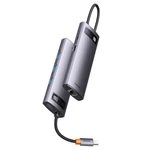 Kép 7/10 - Baseus StarJoy 6 az 1-ben hub, USB-C - 3x USB 3.0 + HDMI + USB-C PD + RJ45
