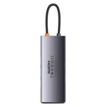 Kép 8/10 - Baseus StarJoy 6 az 1-ben hub, USB-C - 3x USB 3.0 + HDMI + USB-C PD + RJ45