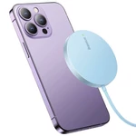 Kép 5/8 - Baseus Simple Mini3 Mágneses (MagSafe) vezeték nélküli indukciós töltő, 15W (kék)