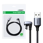 Kép 1/2 - UGREEN USB 2.0 A-C kábel, 1 m (fekete)