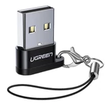 Kép 1/3 - UGREEN USB-C USB-A 2.0 USB adapter (fekete)