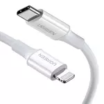 Kép 4/4 - UGREEN US171 Lightning USB-C Kábel, 3A, 0.25m (fehér)