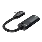 Kép 3/5 - USB-C to AUX mini jack 3.5mm + USB-C adapter, Mcdodo CA-1880 (black)