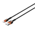 Kép 1/3 - LDNIO LS532, USB - USB-C 2m Cable (Grey-Orange)