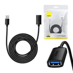 Kép 1/9 - Baseus AirJoy Series USB 2.0 hosszabbítókábel, 3m (fekete)