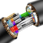 Kép 7/9 - Baseus AirJoy Series USB 2.0 hosszabbítókábel, 3m (fekete)