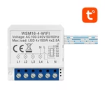 Kép 1/3 - Avatto WSM16-W4 TUYA intelligens Wi-Fi fali kapcsoló