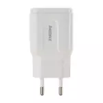 Kép 1/3 - Wall charger Remax, RP-U22, 2x USB, 2.4A (white)