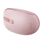 Kép 7/10 - Baseus F01B vezeték nélküli egér, Tri-mode 2.4G BT 5.0 1600 DPI (rózsaszín)