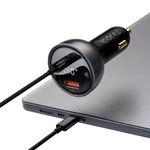 Kép 5/9 - Baseus Superme autós töltő, USB, USB-C, 140W (fekete)