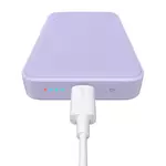 Kép 7/10 - Powerbank Baseus Magnetic Mini 10000mAh, USB-C  20W MagSafe (purple)