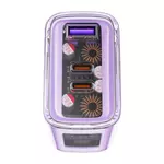 Kép 3/4 - Wall charger Acefast A45, 2x USB-C, 1xUSB-A, 65W PD (purple)