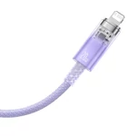Kép 4/10 - Baseus Explorer Series USB-C / Lightning gyorstöltő kábel 1m, 20W (lila)