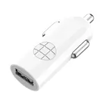 Kép 2/3 - LED car charger Budi 1xUSB-A, 2.4A (white)