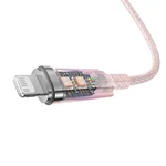Kép 6/10 - Baseus Lightning Explorer Series USB-C gyors töltőkábel 1m, 20W (rózsaszín)