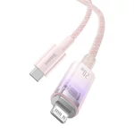 Kép 7/10 - Baseus Lightning Explorer Series USB-C gyors töltőkábel 1m, 20W (rózsaszín)